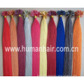 Remy Russian Human Hair, U-Tip Nail Hair Extension (UT500)